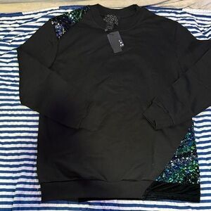 Black Sequin Women’s Sweater